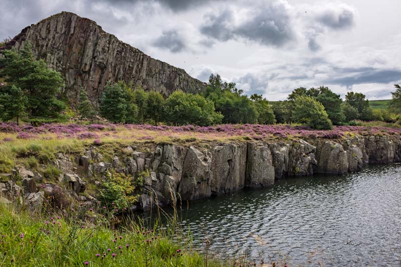Cawfields Quarry on Hadrian's Wall.